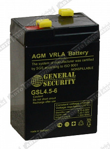Тяговый аккумулятор GSL 4,5-12 - фото