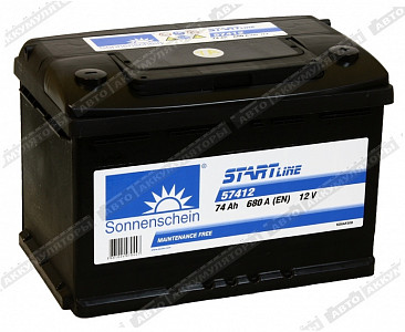Легковой аккумулятор Start Line 6СТ-74.0 (SO 57412) - фото