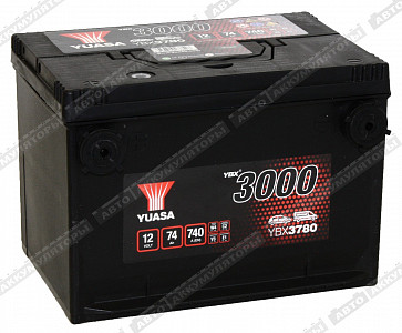 Легковой аккумулятор 3000 (YBX3780) - фото