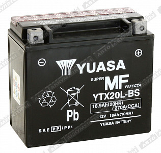 Мотоаккумулятор YTX20L-BS(CP) - фото